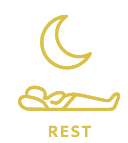 Recharge through deep rest and restorative recovery practices.